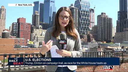 Trump, Clinton on campaign trail, as race for the White House heats up