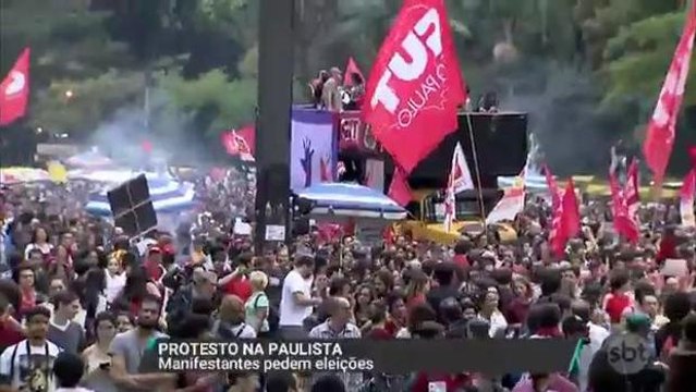 Domingo é marcado por protestos contra o governo Temer