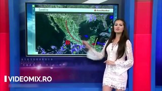 Fata de la meteo, cu tot ce are la vedere în direct! N-a avut nicio jenă să apară așa în fața tuturor! (1)