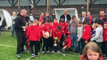 PILOU PILOU DU RCMB Remise des coupes aux Ovalies du Creusot le 14 05 2016