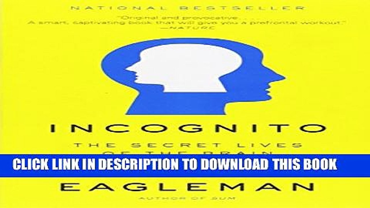[PDF] Incognito: The Secret Lives of the Brain Full Online
