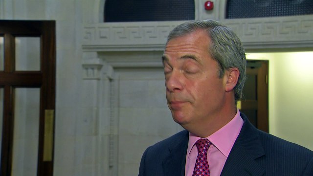 Farage: Theresa May is 'backsliding' on immigration