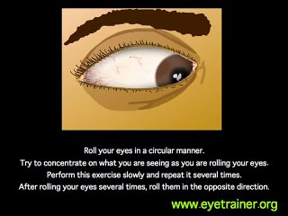 Animated eye exercises to improve your vision