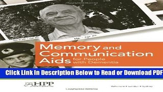 [Get] Memory and Communication Aids for People with Dementia Popular Online