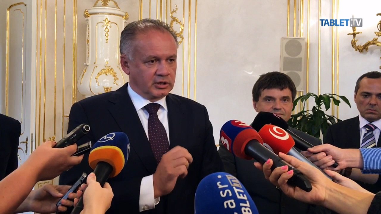 ZÁZNAM: Prezident SR A. Kiska prijal ministra školstva SR Petra Plavčana