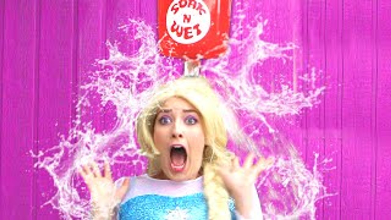 Frozen Elsa vs Spiderman vs Dunk Machine! w/ Pink Spidergirl, Joker,Ariel Mermaid, Malefic
