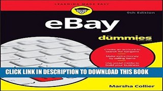 [PDF] eBay For Dummies Popular Collection