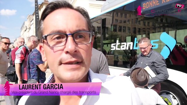 La métropole du Grand Nancy dévoile ses nouveaux bus -Citaro NGT- de Mercedes