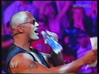 Goldberg Confronts The Rock 2 (RAW 2003-04-21)