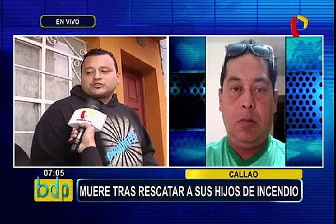Callao: hombre muere tras rescatar a sus hijos en incendio