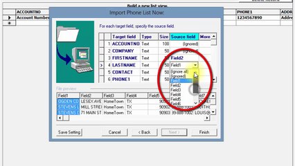 How to Map a Phone List in Dolphin Power Dialer