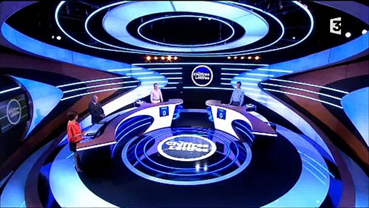 Voici le nouveau plateau du jeu "Des chiffres et des lettres" sur France 3 - Regardez