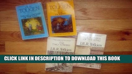 [PDF] The Hobbit, Fellowship of the Ring, Return of the King, The Two Towers (4 JRR Tolkien Books)