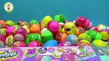 150 EGGS SURPRISE KINDER, DINOSAUR, SHOPKINS, DORY FISH, SPIDER MAN, PONY.! World Kids !