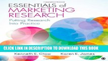 [PDF] Essentials of Marketing Research: Putting Research Into Practice Popular Collection