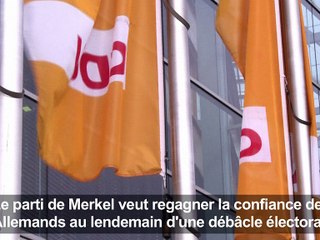 Allemagne: Merkel dans la tourmente après une cinglante défaite électorale