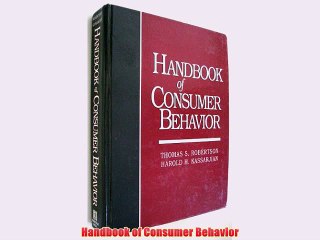 [PDF] Handbook of Consumer Behavior Full Online