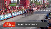 Last kilometer / Ultimo kilómetro - Etapa 16 - La Vuelta a España 2016