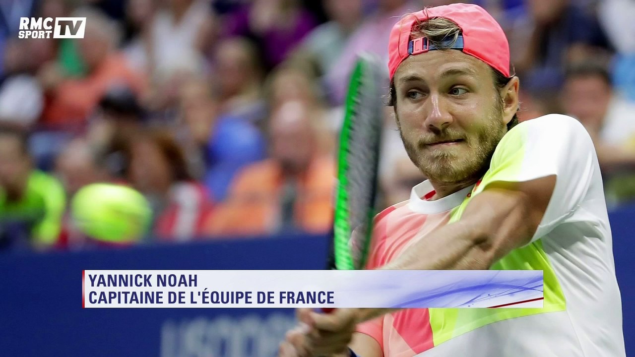 Yannick Noah : "C'est un match dont Lucas Pouille se souviendra toute sa vie"