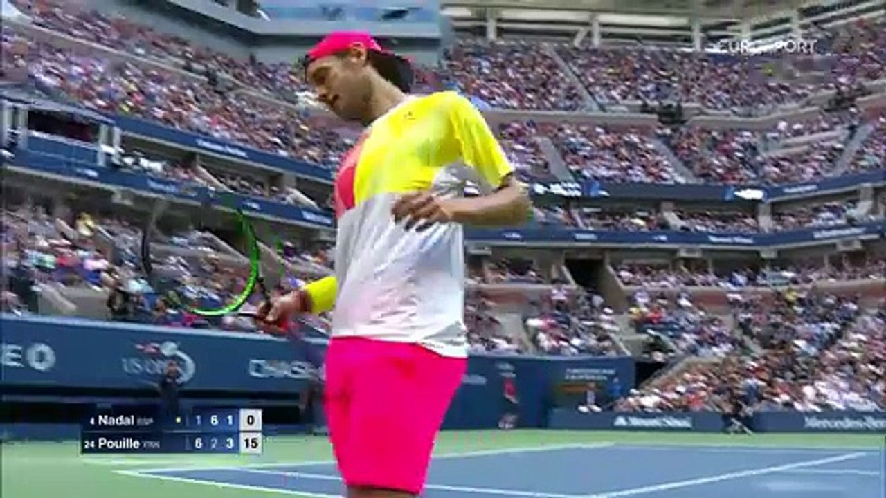 ABD Açık: Rafael Nadal - Lucas Pouille (Özet)