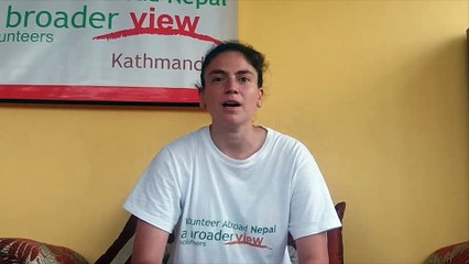 Video Review Volunteer Alisha Weinstein in Nepal Kathmandu at the PreMed program