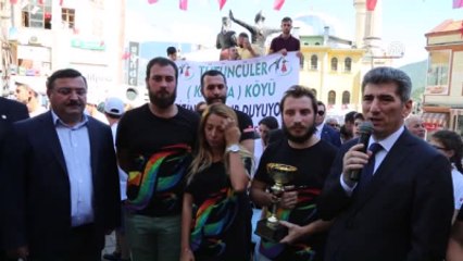 Türkiye Birincisi Halk Oyunları Ekibine Karşılama