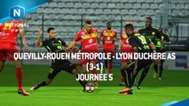J5 : US Quevilly-Rouen Métropole - Lyon Duchere AS (3-1), le résumé