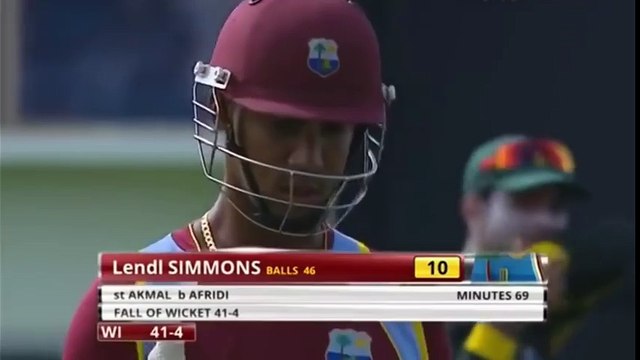 Shahid Afridi W W W W W W W 7 Wickets in one odi match afridi on his Best