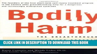 [PDF] Bodily Harm: The Breakthrough Healing Program for Self-Injurers Full Colection