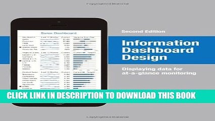 Descargar video: [Read PDF] Information Dashboard Design: Displaying Data for At-a-Glance Monitoring Download Online