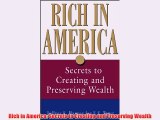 [PDF] Rich in America: Secrets to Creating and Preserving Wealth Full Online