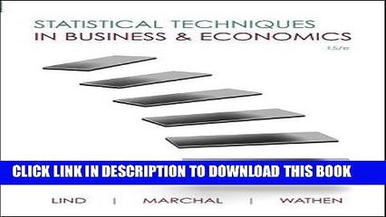 [PDF] Statistical Techniques in Business and Economics (Mcgraw-Hill/Irwin Series Operations and