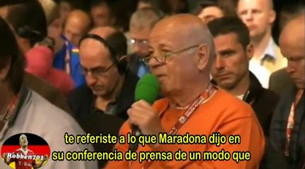 THOMAS MULLER CALLING MARADONA FATTY