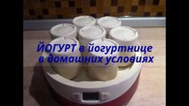 Как приготовить йогурт в йогуртнице Мулинекс