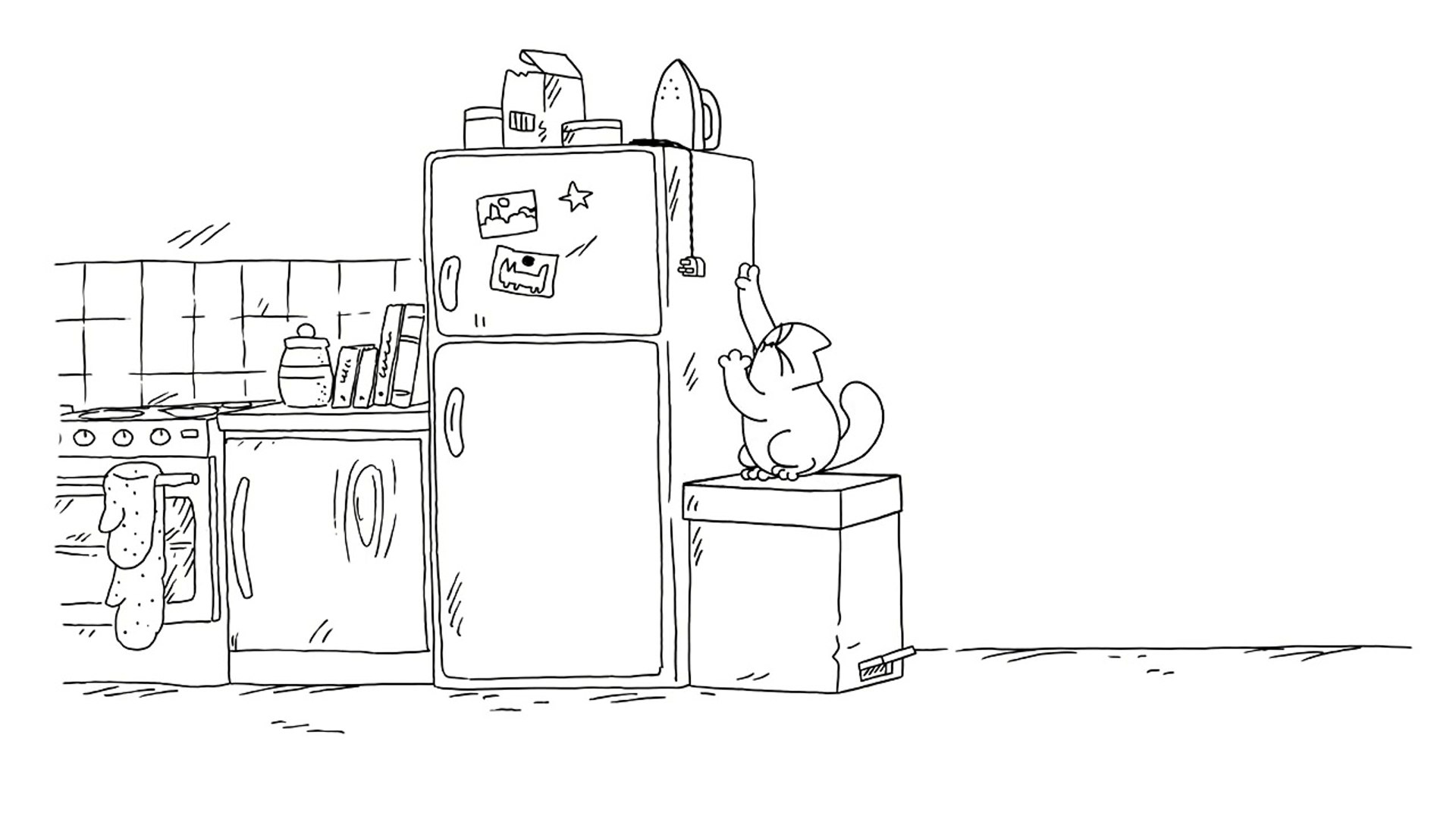 ⁣Trash Cat - Simon's Cat