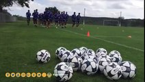 Tigres y Andy ya entrenan en Zuazua preparando el partido de este sábado