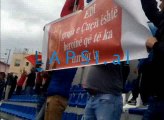 Proteste kunder deklaratave te Rames ne stadiumin e Shkodres