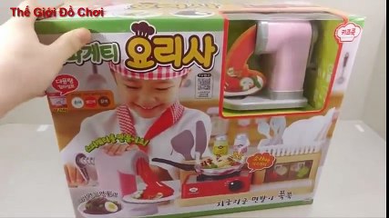 Mở hộp đồ chơi máy làm mì Ý bằng đất nặn Play Doh
