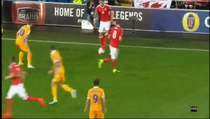 Sam Vokes GOAL  HD - Wales	1-0	Moldova 05.09.2016