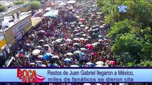 Restos de Juan Gabriel llegaron a México, miles de fanáticos se dieron cita