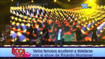 Varios famosos acudieron a deleitarse con el show de Ricardo Montaner