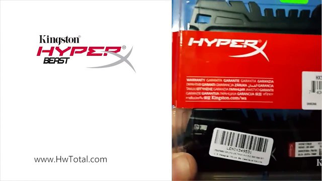 Memoria 8Gb - DDR3 2400 mhz Kingston HyperX Beast - Unboxing