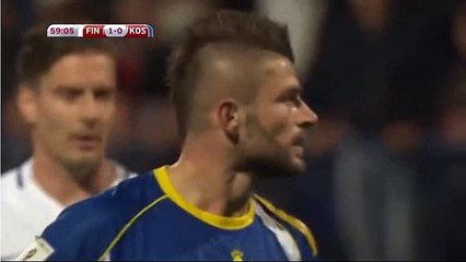 Valon Berisha Goal HD - Finland 1-1 Kosovo 05.09.2016