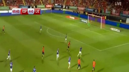 4-0 Diego Costa Second Goal - Spain vs Liechtenstein 4-0  (5/9/2016) HD