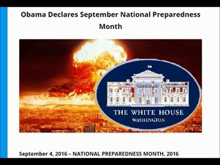 Obama Declares September National Preparedness Month