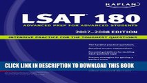 New Book Kaplan LSAT 180 2007-2008