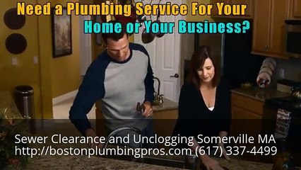 Sewer Clearance and Unclogging Somerville MA