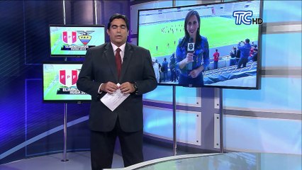 Último entrenamiento de Perú para medir a Ecuador