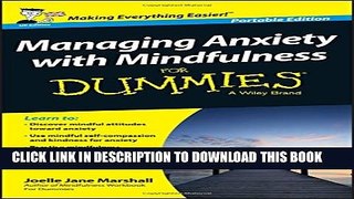 Collection Book Managing Anxiety with Mindfulness For Dummies