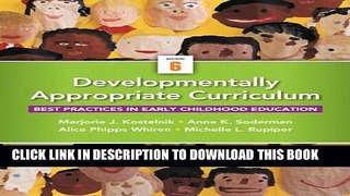 Collection Book Developmentally Appropriate Curriculum: Best Practices in Early Childhood
